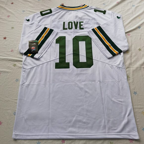 NFL LOVE White V-Neck No. 10 Jersey - Picture 5 of 9